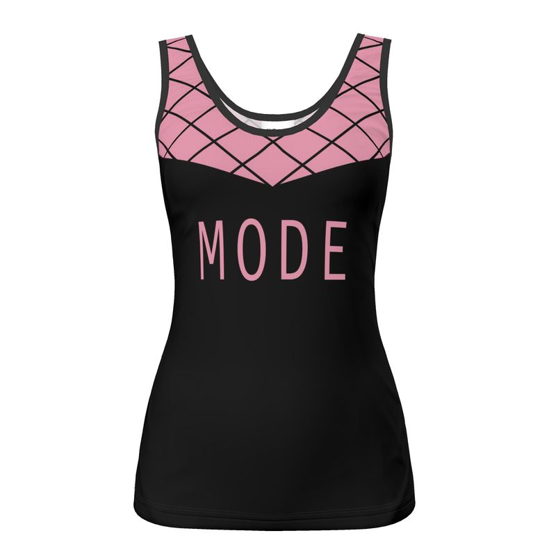Nami's Pink and Black Tank Net Vest Top - Nami Cosplay - Inspired by One Piece