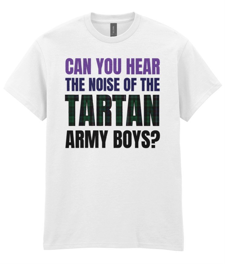 Scotland World Cup 2026 - Noise of the Tartan Boys T-Shirt - White