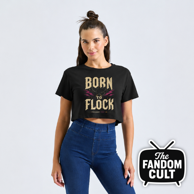 Born To Flock - Pheasant Fest 2026 - Women's Crop Top - Black