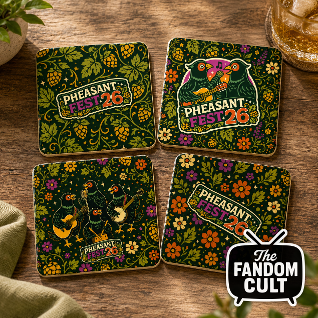 Hops & Flowers Coaster Set - Pheasant Fest 2026