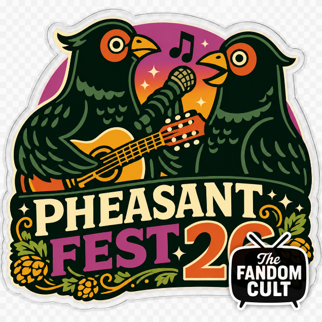 Logo Sticker - Pheasant Fest 2026 - Clear / Holo / White