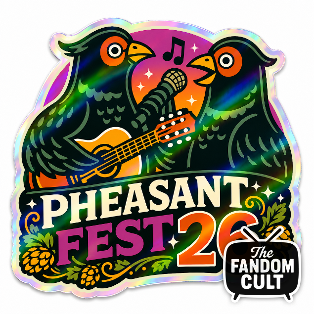 Logo Sticker - Pheasant Fest 2026 - Clear / Holo / White