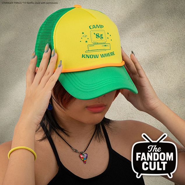 Camp Know Where Mesh Snapback Cap - Stranger Things Dustin Henderson Cosplay