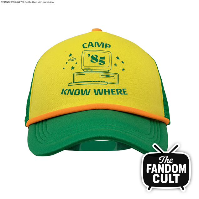 Camp Know Where Mesh Snapback Cap - Stranger Things Dustin Henderson Cosplay