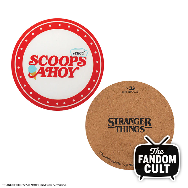Scoops Ahoy Coasters - Set of 4 - Stranger Things