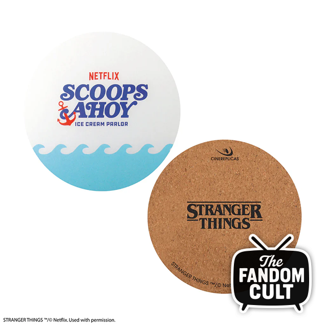 Scoops Ahoy Coasters - Set of 4 - Stranger Things