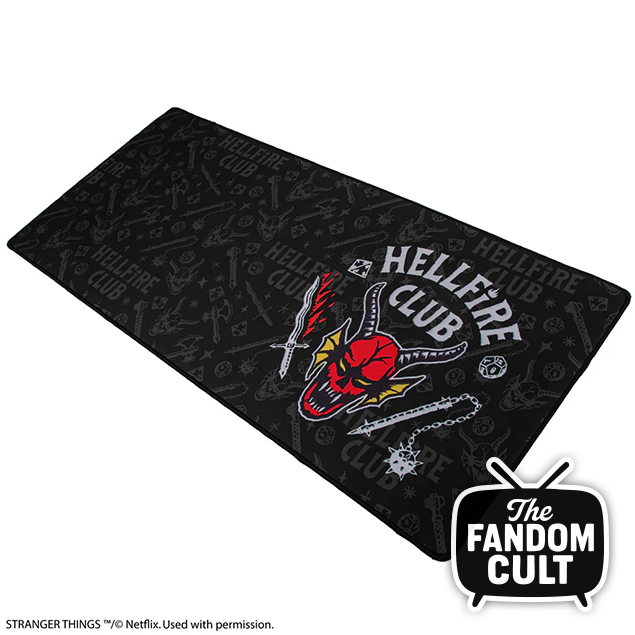 Hellfire Club Desk Mat Pad - Stranger Things