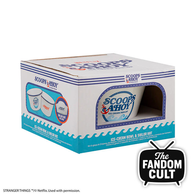 Scoops Ahoy Ice Cream Bowl and Sailor Hat - Stranger Things
