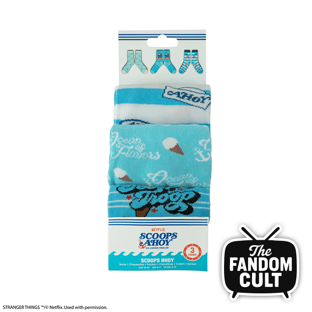 Stranger Things Socks Set of 3 Scoops Ahoy CR1680
