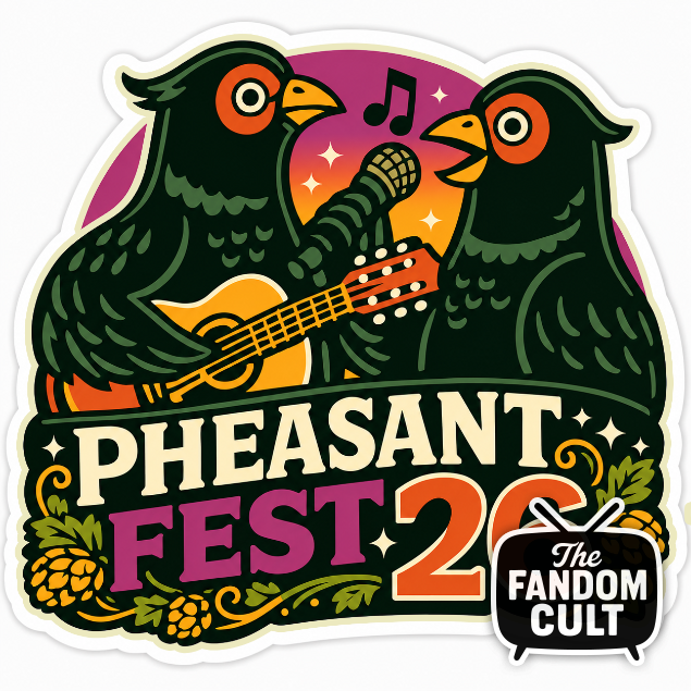 Logo Sticker - Pheasant Fest 2026 - Clear / Holo / White