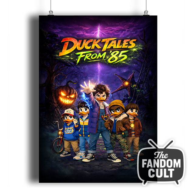 Duck Tales from 85 Parody Art Poster A5-A2