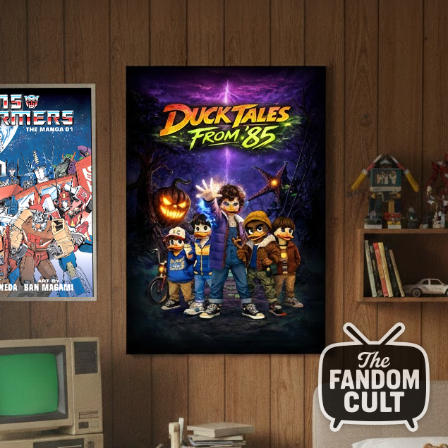 Duck Tales from 85 Parody Art Poster A5-A2