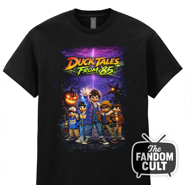 Duck Tales from '85 Parody Stranger Things T-Shirt