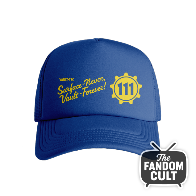 Vault 111 ‘Surface Never - Vault Forever!’ Mesh Cap - Inspired by Fallout
