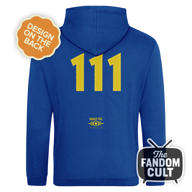 Vault 111 College Style Hoodie - Inspired by Fallout