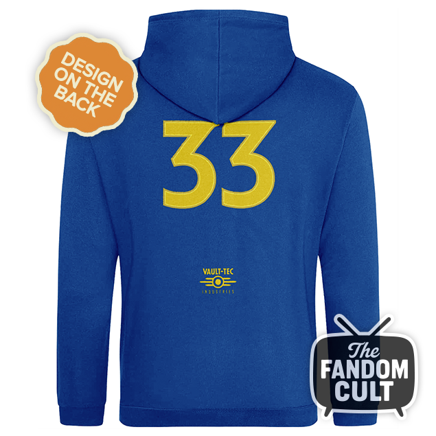 Vault 33 College Style Hoodie - Inspired by Fallout