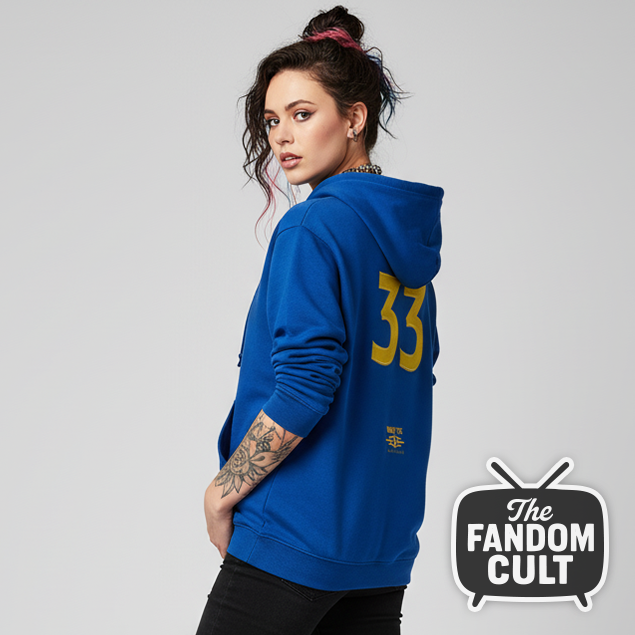 Vault 33 College Style Hoodie - Inspired by Fallout