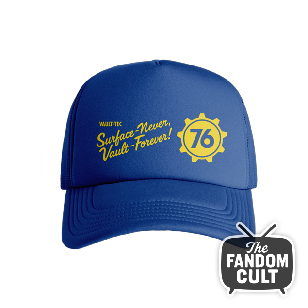 Vault 76 ‘Surface Never - Vault Forever!’ Mesh Cap - Inspired by Fallout