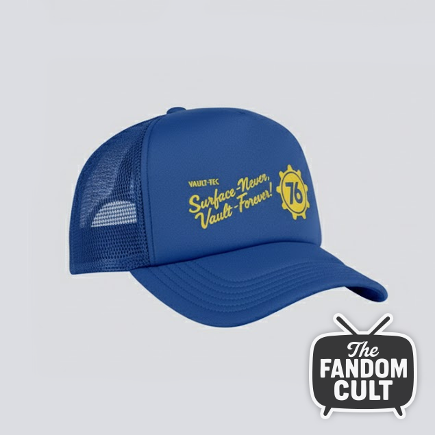 Vault 76 ‘Surface Never - Vault Forever!’ Mesh Cap - Inspired by Fallout