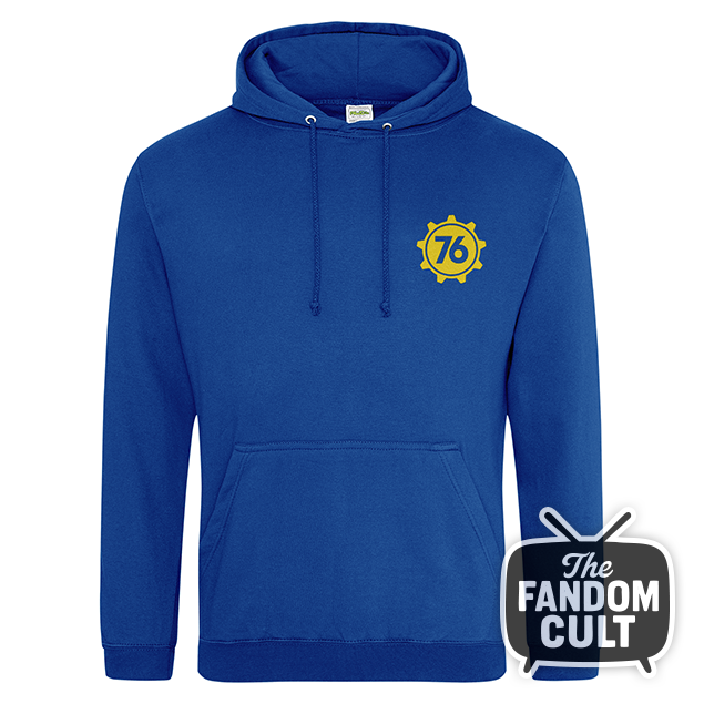 Vault 76 College Style Hoodie - Inspired by Fallout