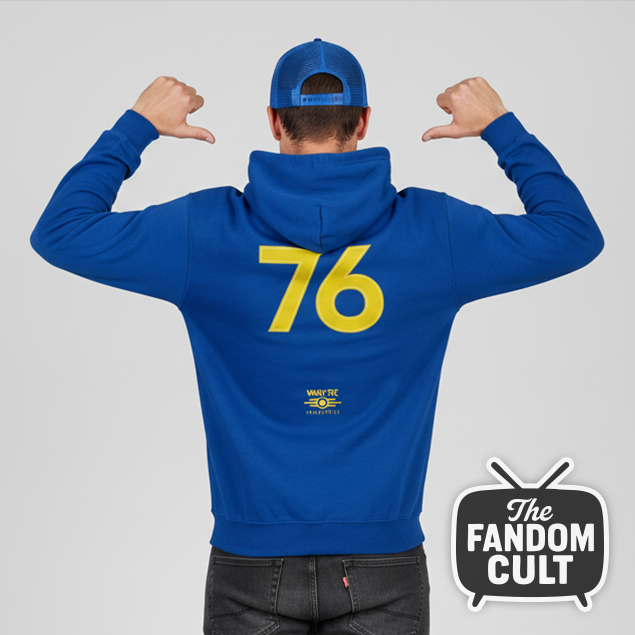 Vault 76 College Style Hoodie - Inspired by Fallout