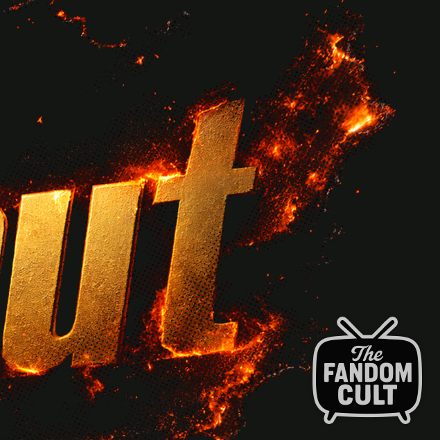 Burning Fallout Logo Flamed Hoodie - Inspired by Fallout