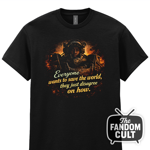 Maximus Brotherhood of Steel Burning Quote - Inspired by Fallout