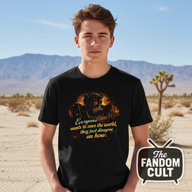 Maximus Brotherhood of Steel Burning Quote - Inspired by Fallout