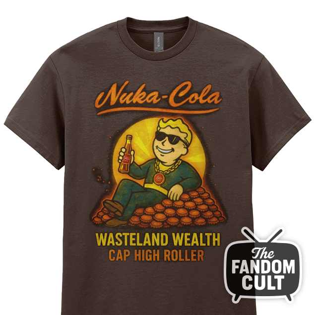 Nuka-Cola Classic Wasteland Wealth T-Shirt - Inspired by Fallout