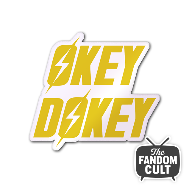 Okey Dokey Die-cut Sticker White/Clear/Holographic - Inspired by Fallout