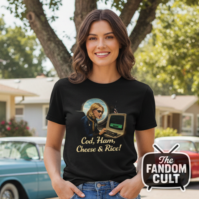 Cod, Ham, Cheese & Rice T-Shirt - Steph Harper - Inspired by Fallout