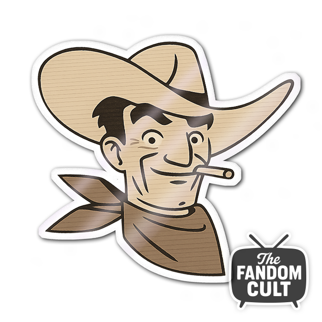 Victor Securitron Cowboy Logo Sticker - Inspired by Fallout
