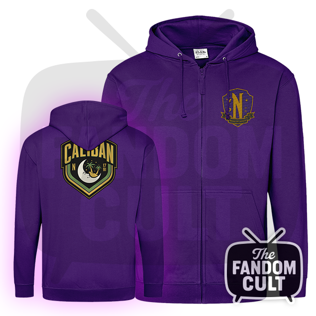 Nevermore Caliban House Embroidered Hoodie Zoodie