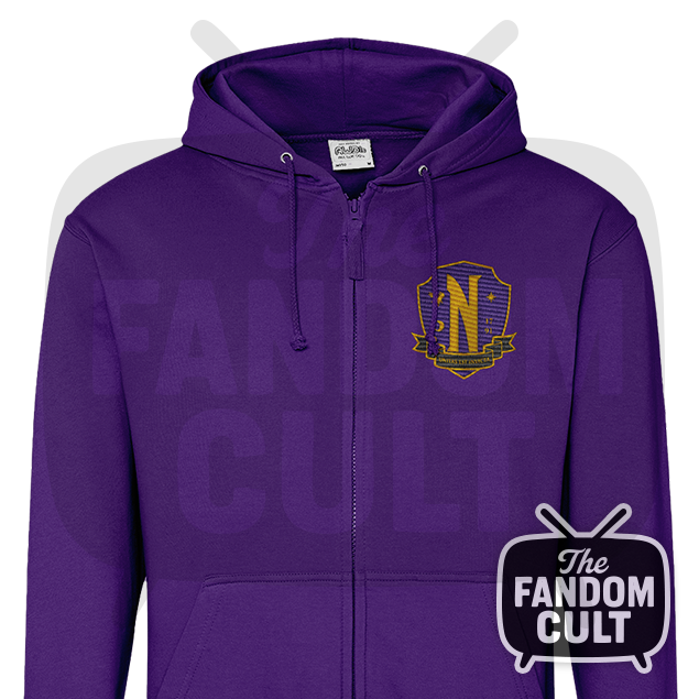 Nevermore Ophelia House Embroidered Hoodie Zoodie