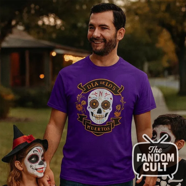 Dia De Los Muertos Sugar Skull T-Shirt