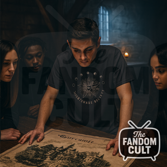 Nightshade SocietyT-Shirt in Black/Charcoal