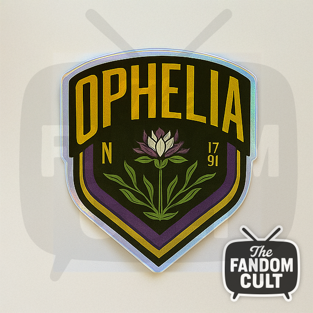 Ophelia House Die Cut Vinyl Sticker Holographic/Clear/White