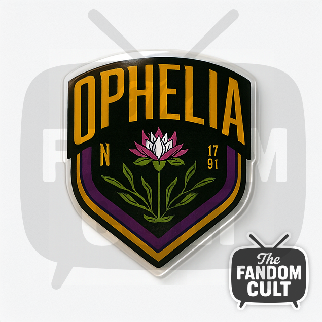 Ophelia House Die Cut Vinyl Sticker Holographic/Clear/White