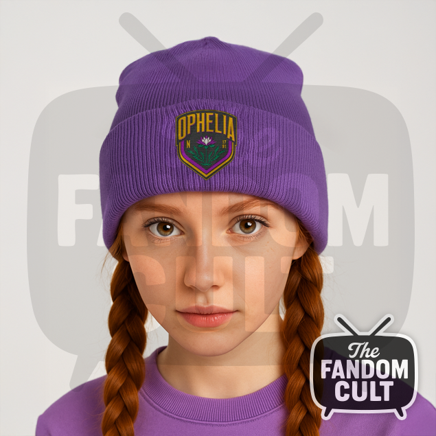 Nevermore Ophelia House Purple Beanie
