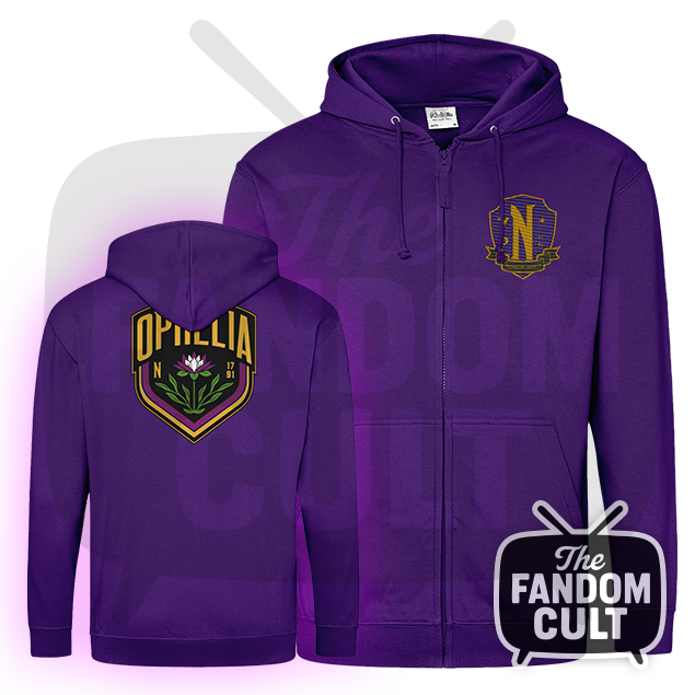 Nevermore Ophelia House Embroidered Hoodie Zoodie