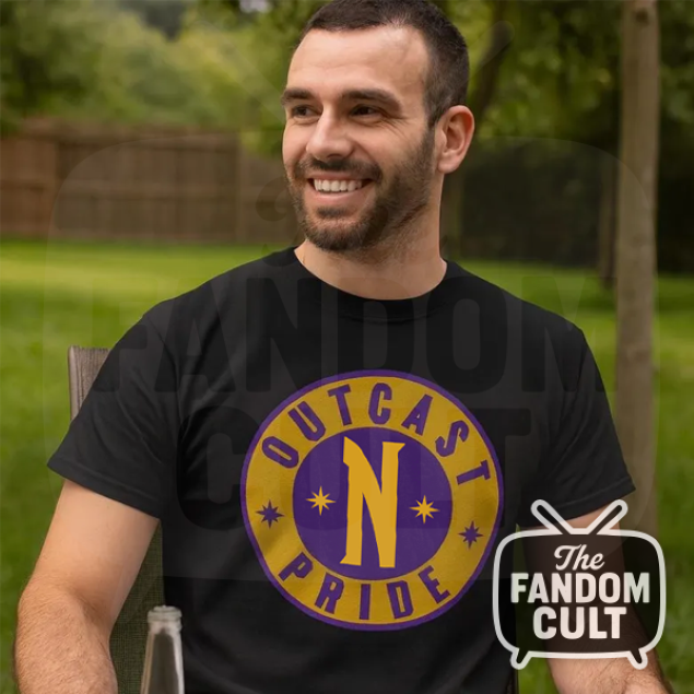 Outcast Pride T-Shirt in Black