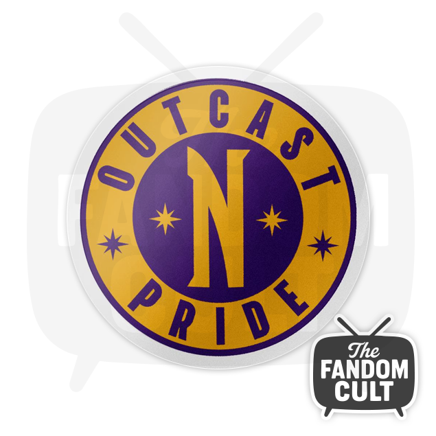 Outcast Pride Vinyl Sticker Holographic/Clear/White