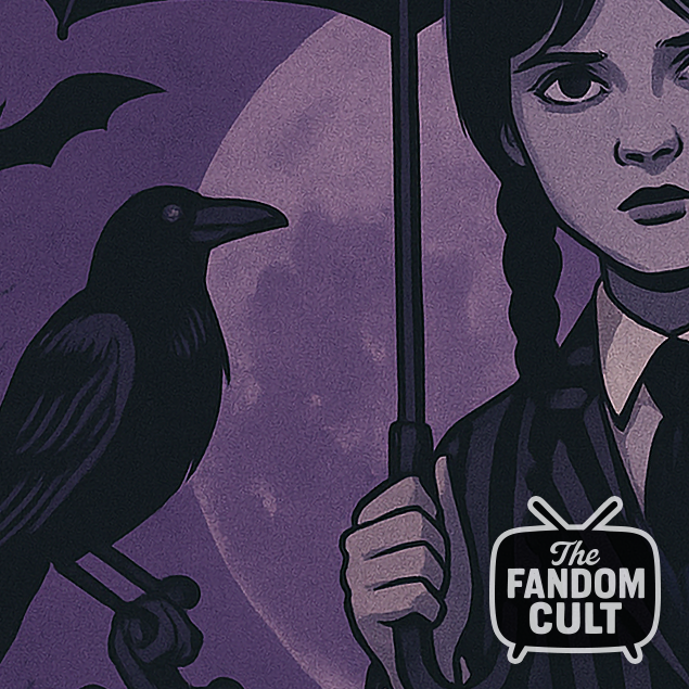 Halloween - Terribly Cheerful with Wednesday - Greetings Card 5" x 7"