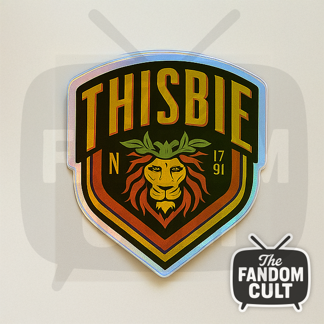 Thisbie House Die Cut Vinyl Sticker Holographic/Clear/White