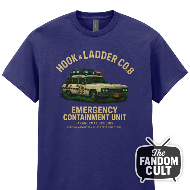 Emergency Containment Unit Vehicle T-Shirt - Inspired by Ghostbusters