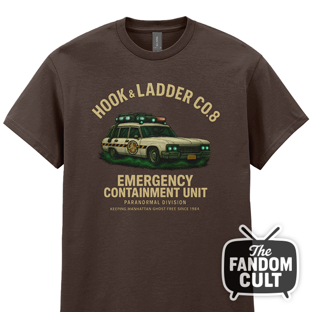 Emergency Containment Unit Vehicle T-Shirt - Inspired by Ghostbusters