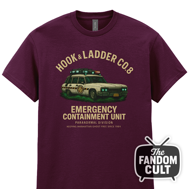 Emergency Containment Unit Vehicle T-Shirt - Inspired by Ghostbusters