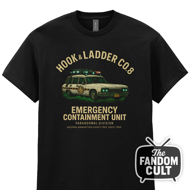 Emergency Containment Unit Vehicle T-Shirt - Inspired by Ghostbusters