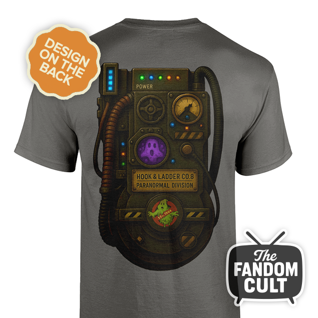 Hook & Ladder Co.8 Proton Pack T-Shirt - Inspired by Ghostbusters