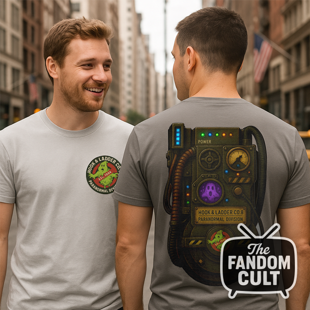 Hook & Ladder Co.8 Proton Pack T-Shirt - Inspired by Ghostbusters